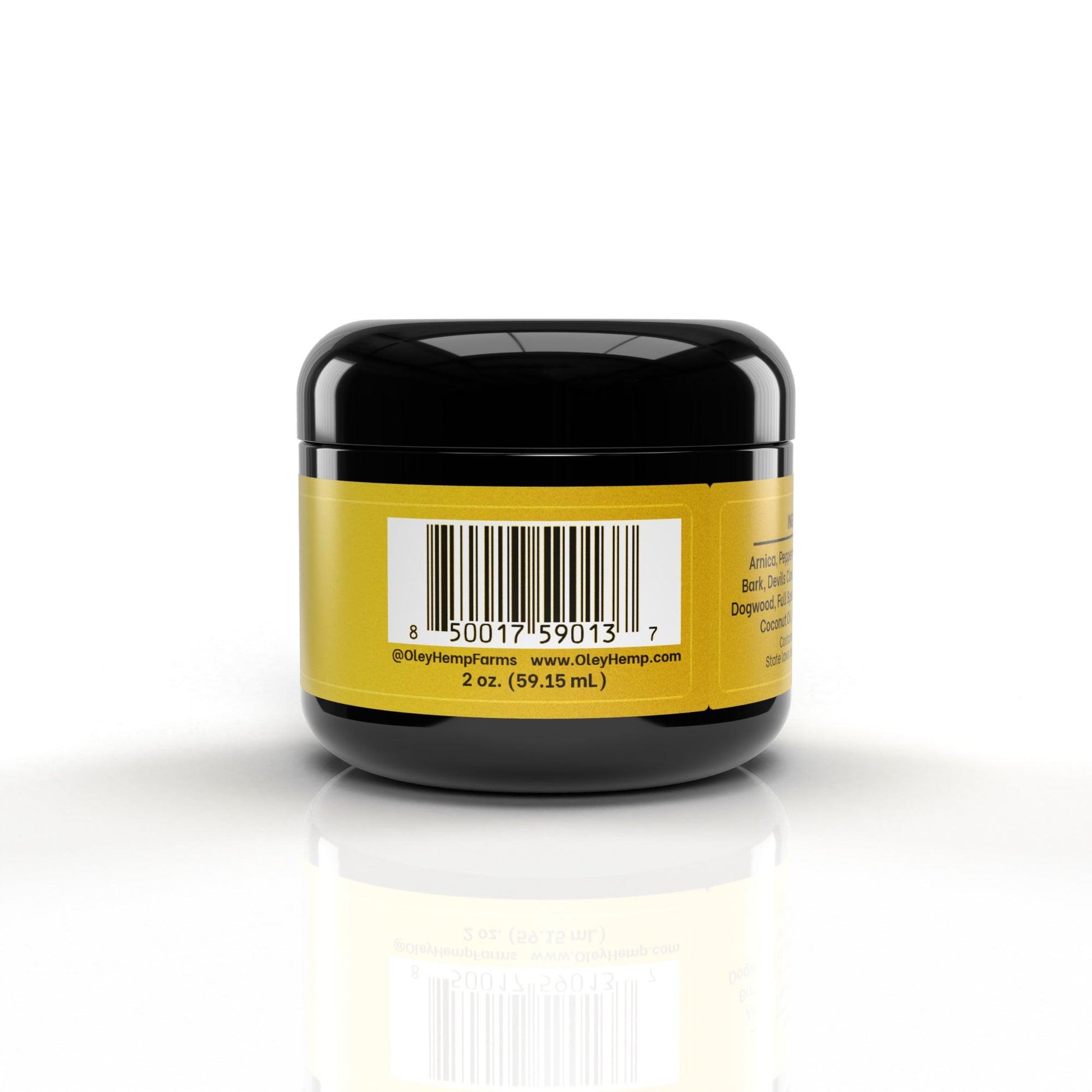 Experience the health benefits of Arnica - Using Arnica for pain relief - 1800mg CBD Salve - Oley Health and Wellness