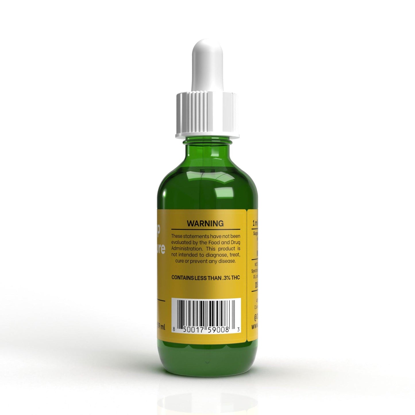 Full-Spectrum CBD Tincture 3100mg - Oley Hemp